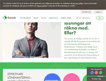 Tablet Screenshot of kontek.se