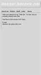 Mobile Screenshot of deezer.kontek.net