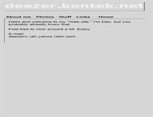 Tablet Screenshot of deezer.kontek.net